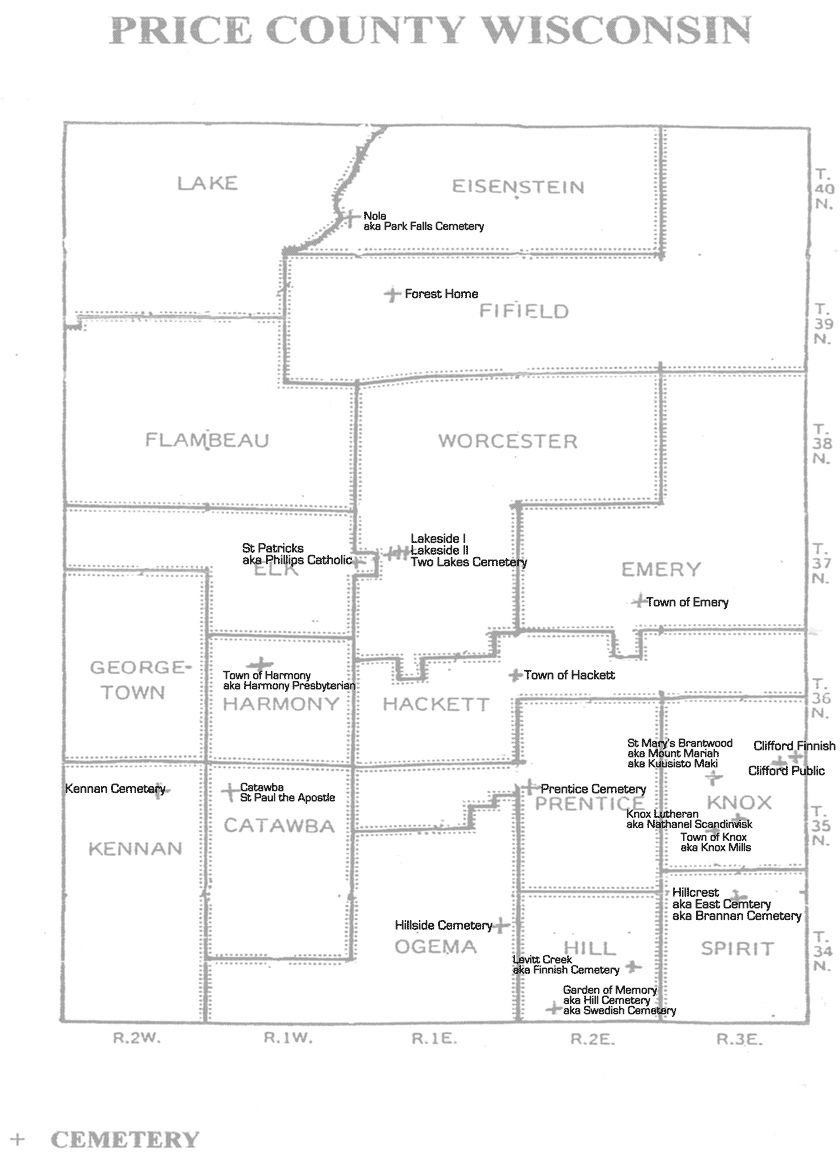 price county cemetery map